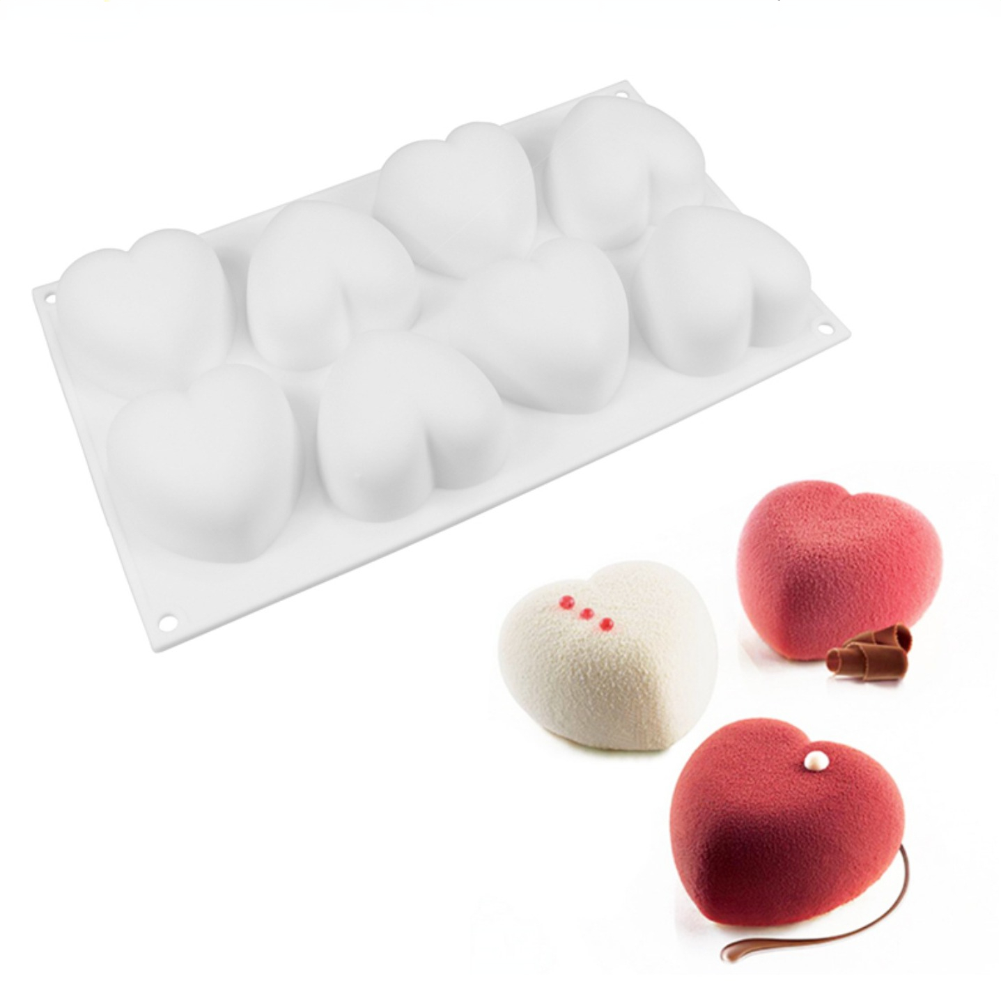 Soap Making Name - Aşk Kalp Silikon Sabun Kalıp El