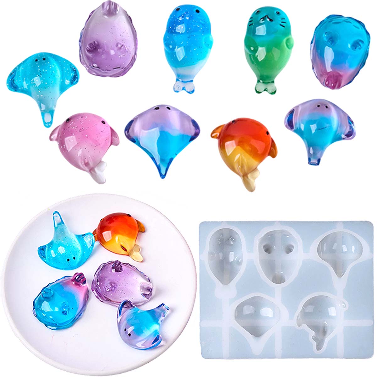 Soap Making Name - 3D Şifalı Kawaii Manta Ray Balinası