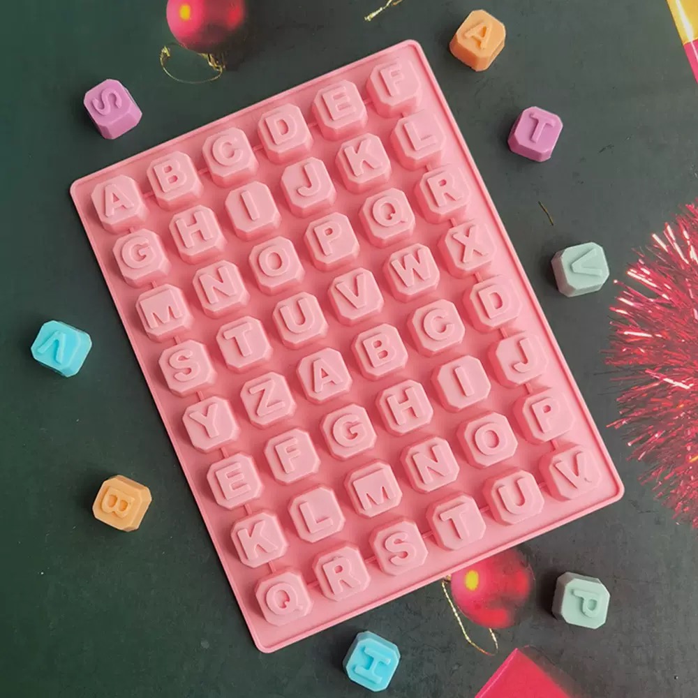 Soap Making Name - 48 Mektup İngiliz Alfabesi mektubu silikon