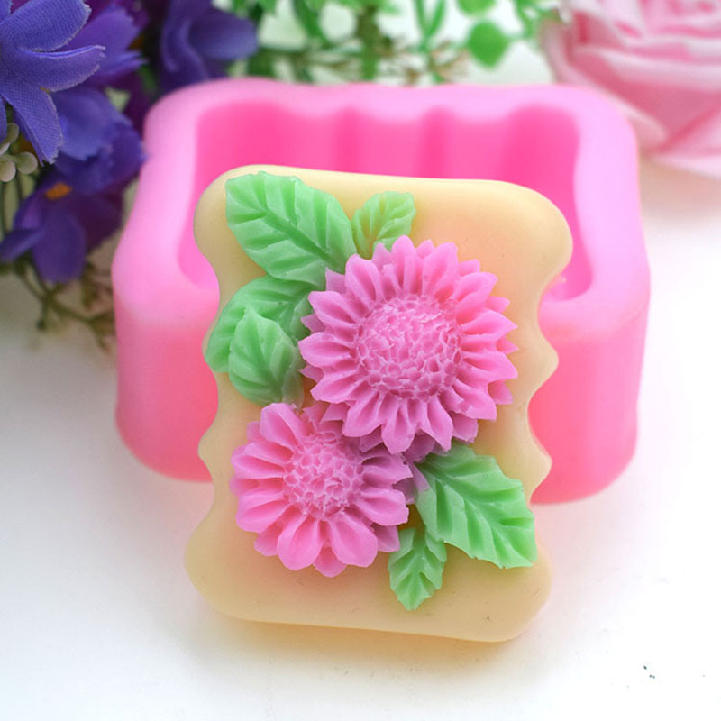 3D Kare Çiçek Silikon Sabun Ka - Soap Making Homemade incelemesi ve fiyatı