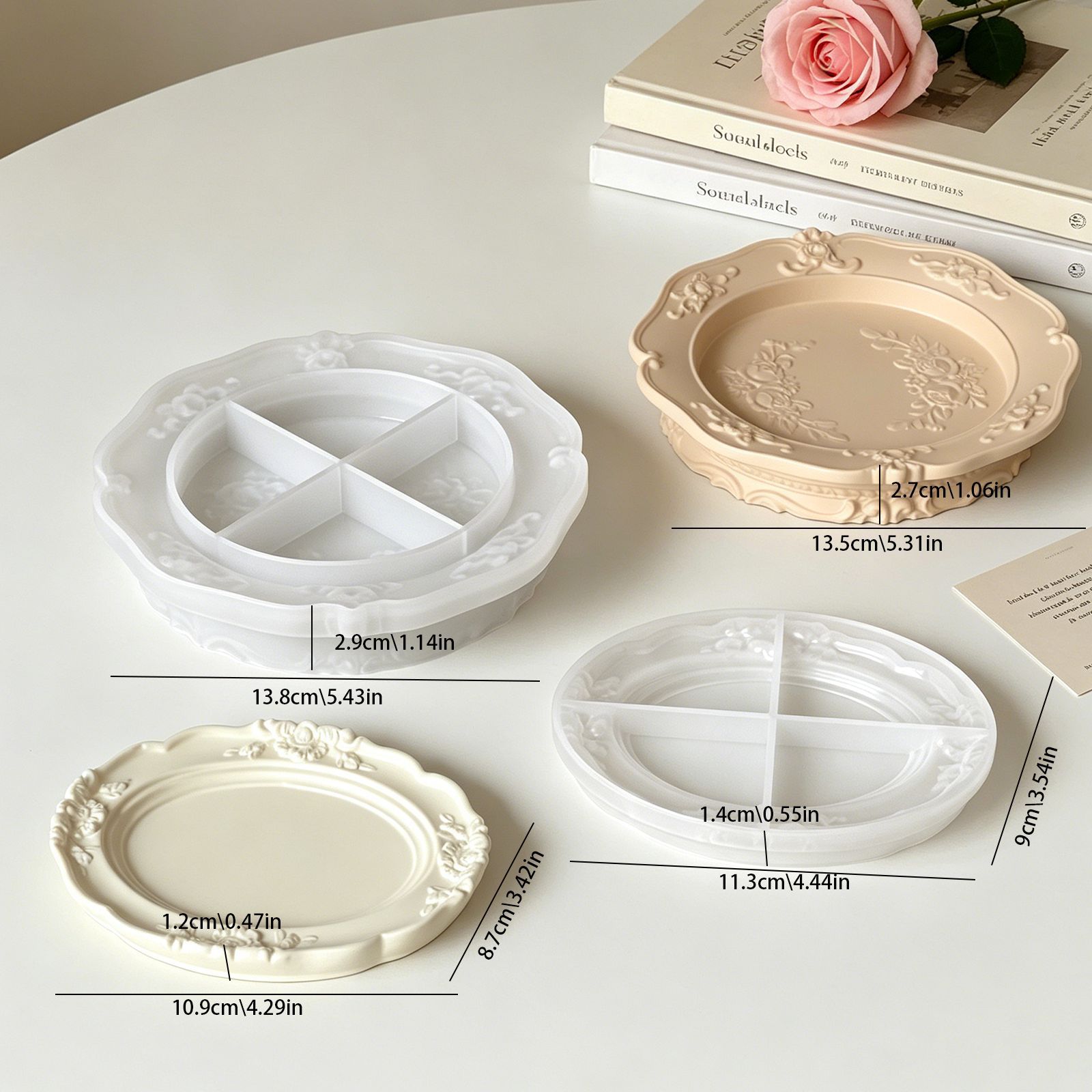 Zarif Vintage Barok Dantel Sil - Soap Making Name incelemesi ve fiyatı