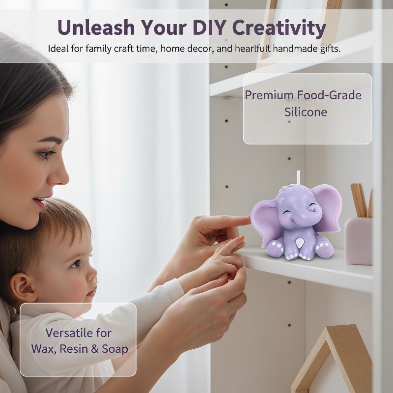 Sevimli 3D Fil Silikon Mum Kal - Soap Making Name incelemesi ve fiyatı