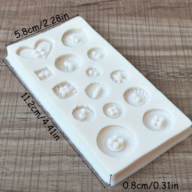 Düğme Şekilli Silikon Kalıp Sa - Soap Making Name incelemesi ve fiyatı