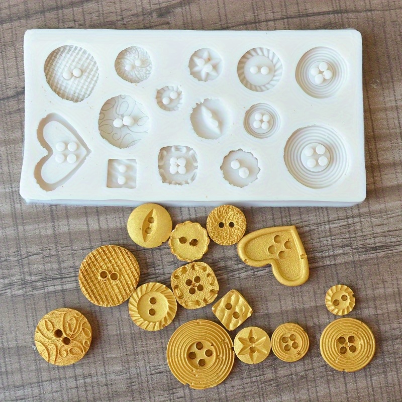 Düğme Şekilli Silikon Kalıp Sa - Soap Making Name incelemesi ve fiyatı