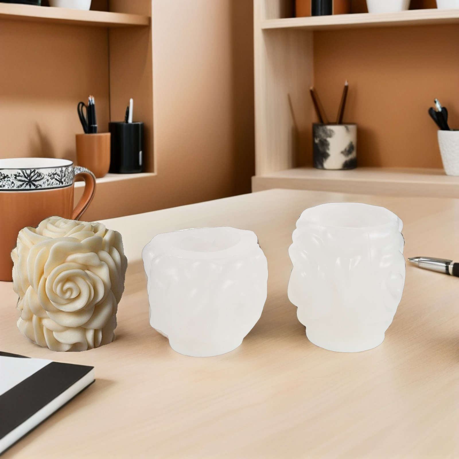 2 Adet Gül Silikon Kalıbı DIY  - Soap Making Homemade incelemesi ve fiyatı