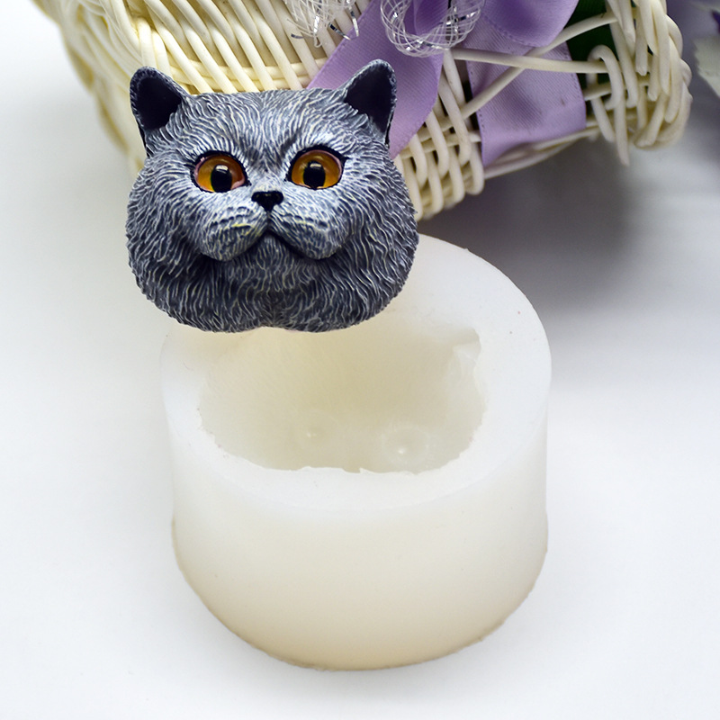 Silikon Kalıp Kısa saçlı Kedi  - Soap Making Name incelemesi ve fiyatı